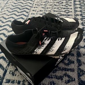 Adidas Black and White Athletic Shoes
